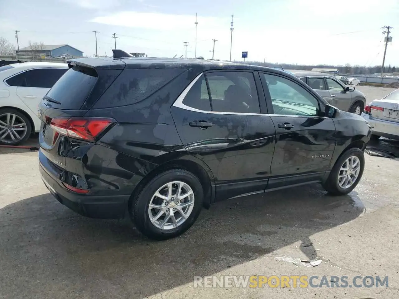 3 fotografías del automóvil dañado 3GNAXTEG2PL259908 CHEVROLET EQUINOX 2023