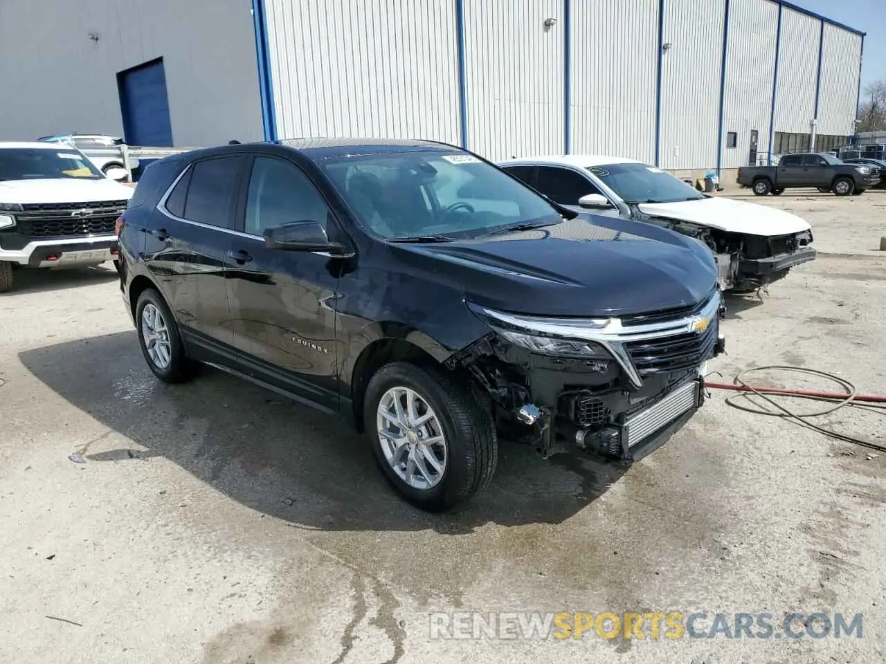 4 fotografías del automóvil dañado 3GNAXTEG2PL259908 CHEVROLET EQUINOX 2023