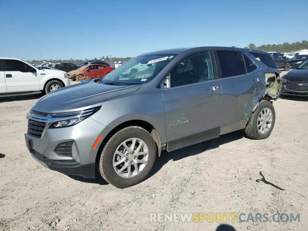 1 fotografías del automóvil dañado 3GNAXTEG2PS209239 CHEVROLET EQUINOX 2023