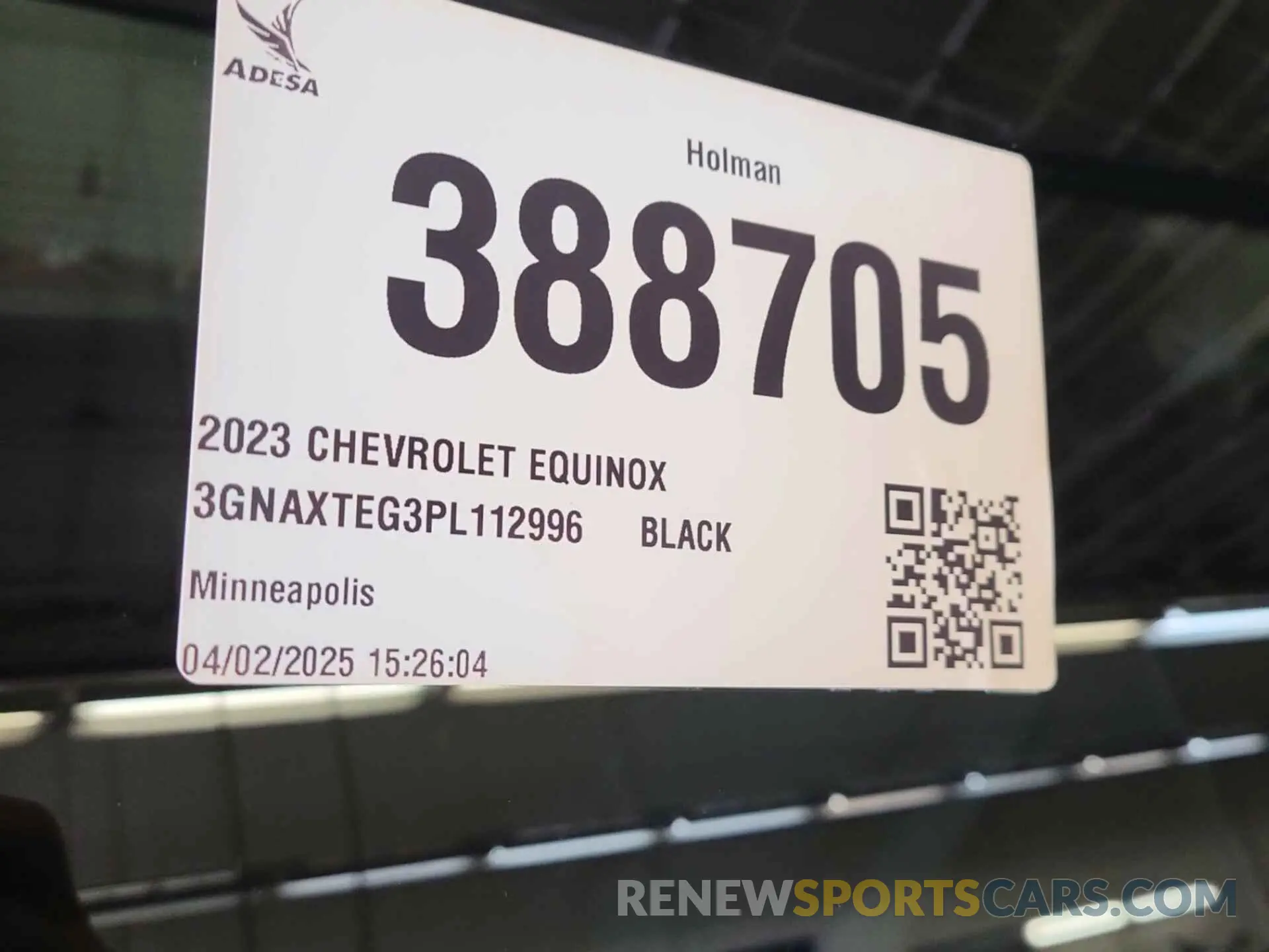 18 fotografías del automóvil dañado 3GNAXTEG3PL112996 CHEVROLET EQUINOX 2023
