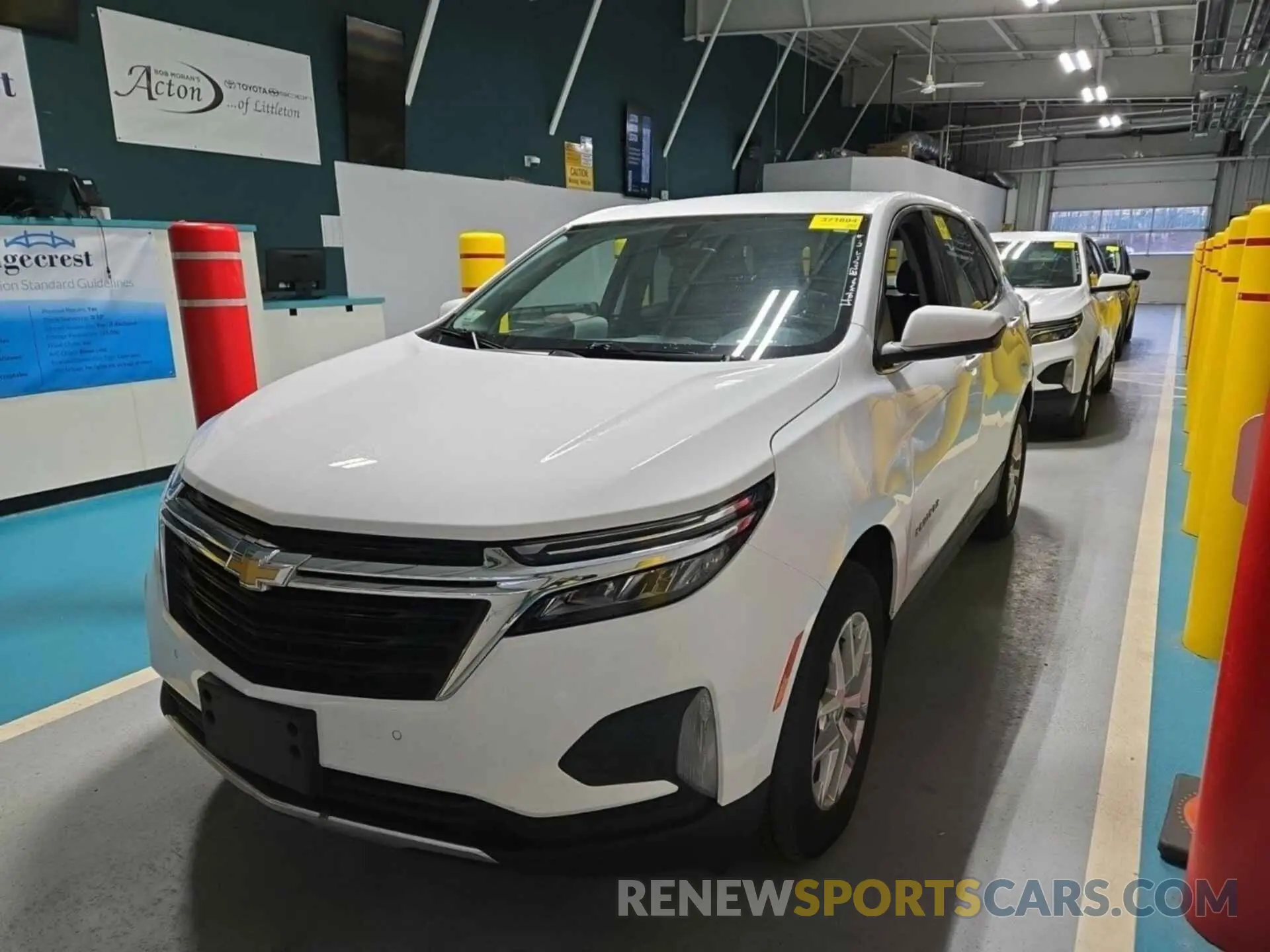 6 fotografías del automóvil dañado 3GNAXTEG3PS112910 CHEVROLET EQUINOX 2023