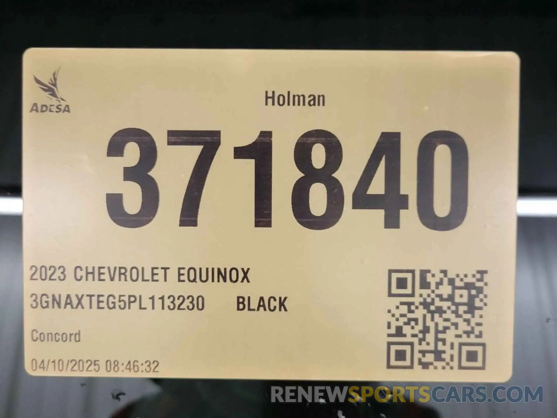 39 fotografías del automóvil dañado 3GNAXTEG5PL113230 CHEVROLET EQUINOX 2023