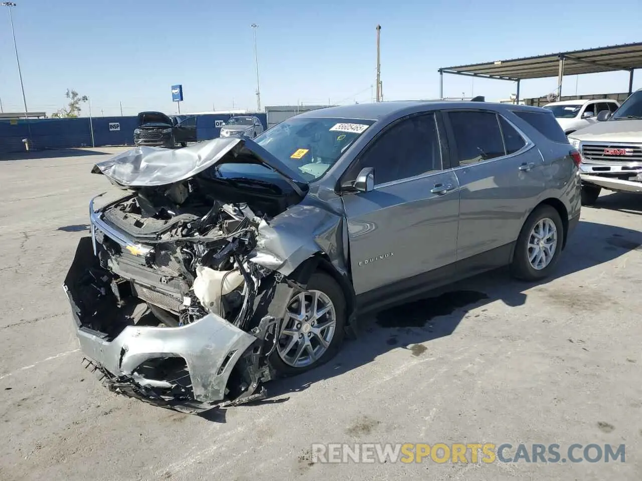 1 fotografías del automóvil dañado 3GNAXTEG5PL130254 CHEVROLET EQUINOX 2023