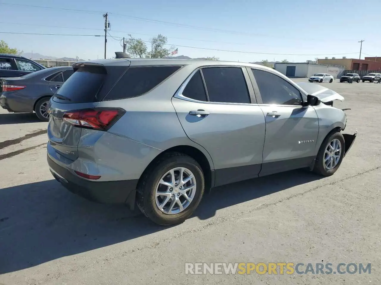 3 fotografías del automóvil dañado 3GNAXTEG5PL130254 CHEVROLET EQUINOX 2023