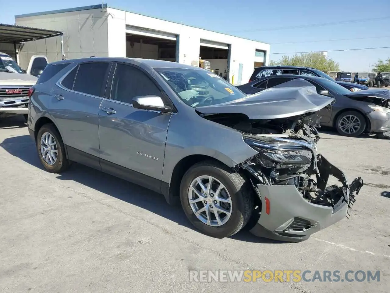 4 fotografías del automóvil dañado 3GNAXTEG5PL130254 CHEVROLET EQUINOX 2023