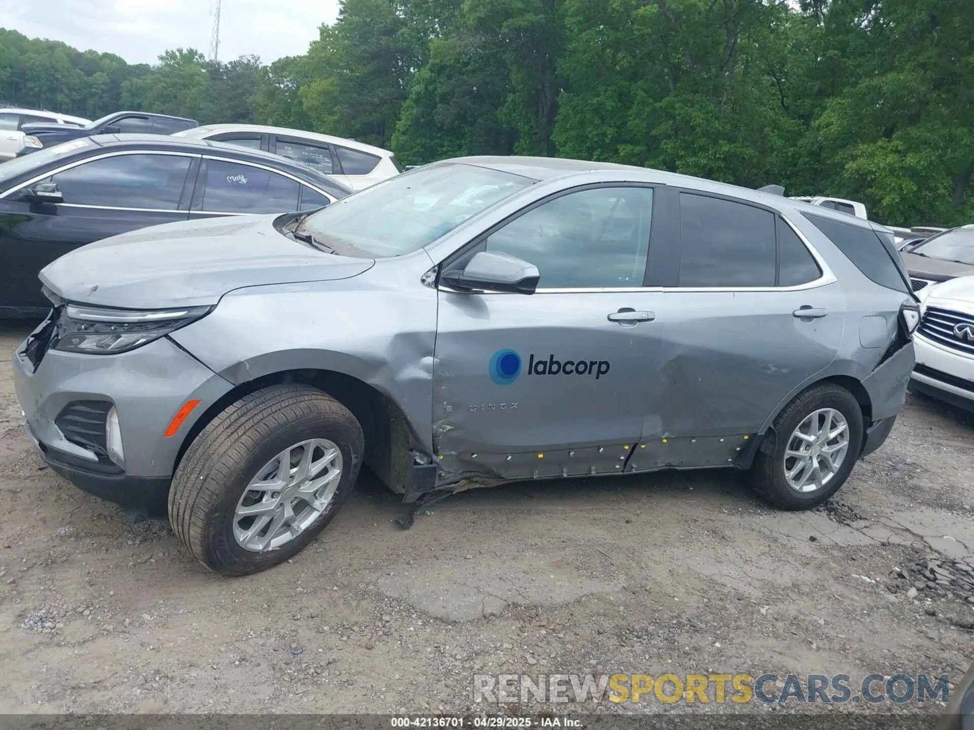 13 fotografías del automóvil dañado 3GNAXTEG5PL154697 CHEVROLET EQUINOX 2023