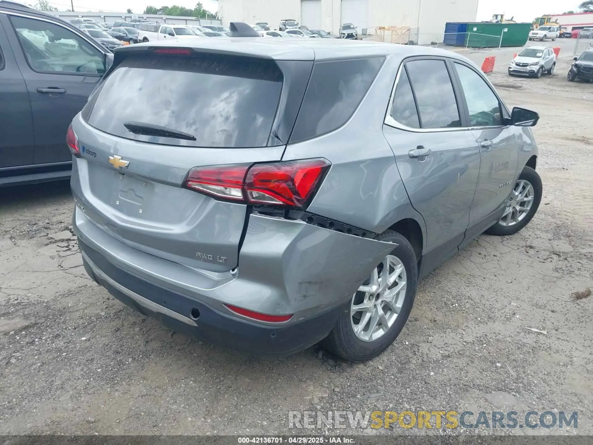 4 fotografías del automóvil dañado 3GNAXTEG5PL154697 CHEVROLET EQUINOX 2023
