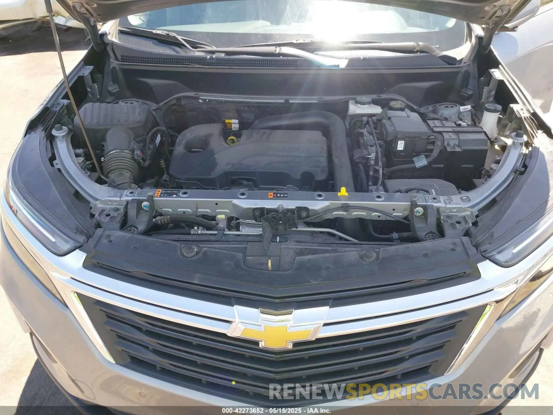 10 fotografías del automóvil dañado 3GNAXTEG5PS203368 CHEVROLET EQUINOX 2023