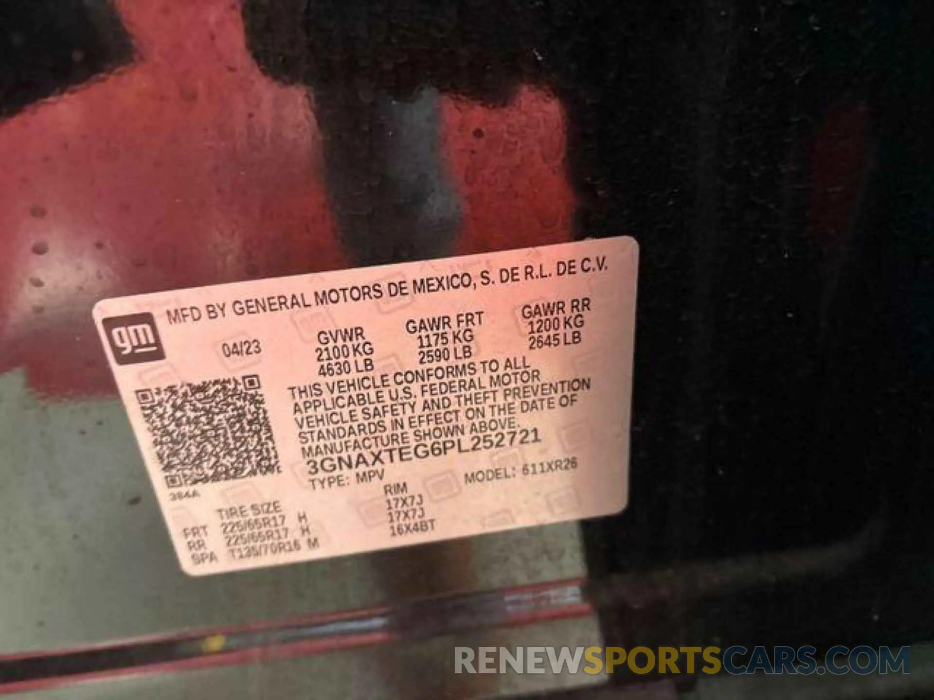 21 fotografías del automóvil dañado 3GNAXTEG6PL252721 CHEVROLET EQUINOX 2023