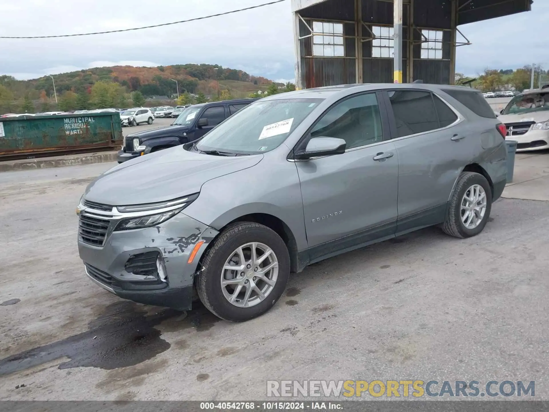 2 fotografías del automóvil dañado 3GNAXTEG6PS182014 CHEVROLET EQUINOX 2023