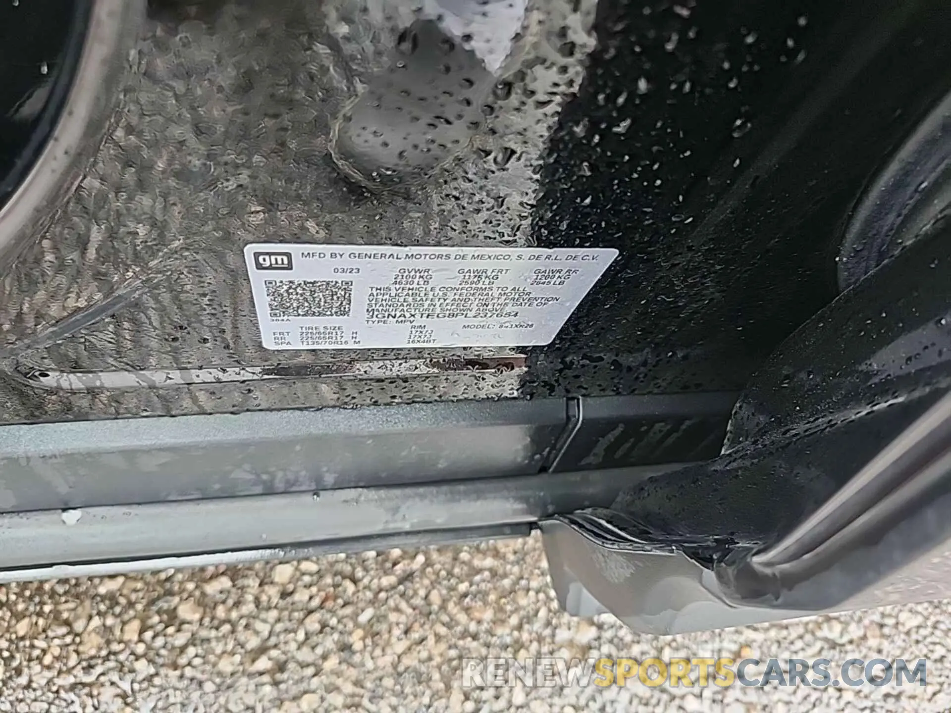 25 fotografías del automóvil dañado 3GNAXTEG8PL237654 CHEVROLET EQUINOX 2023