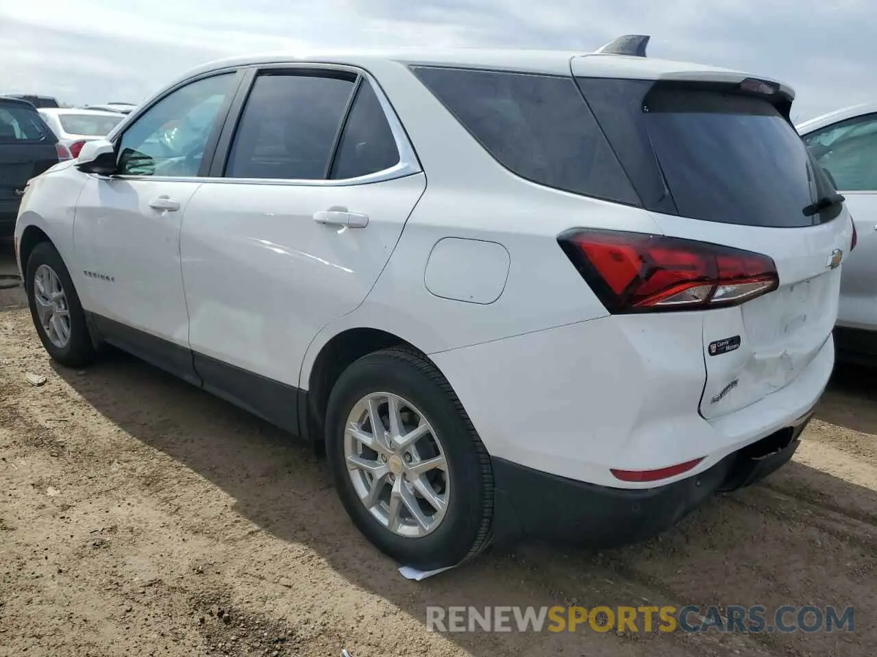 2 fotografías del automóvil dañado 3GNAXTEG8PS166168 CHEVROLET EQUINOX 2023