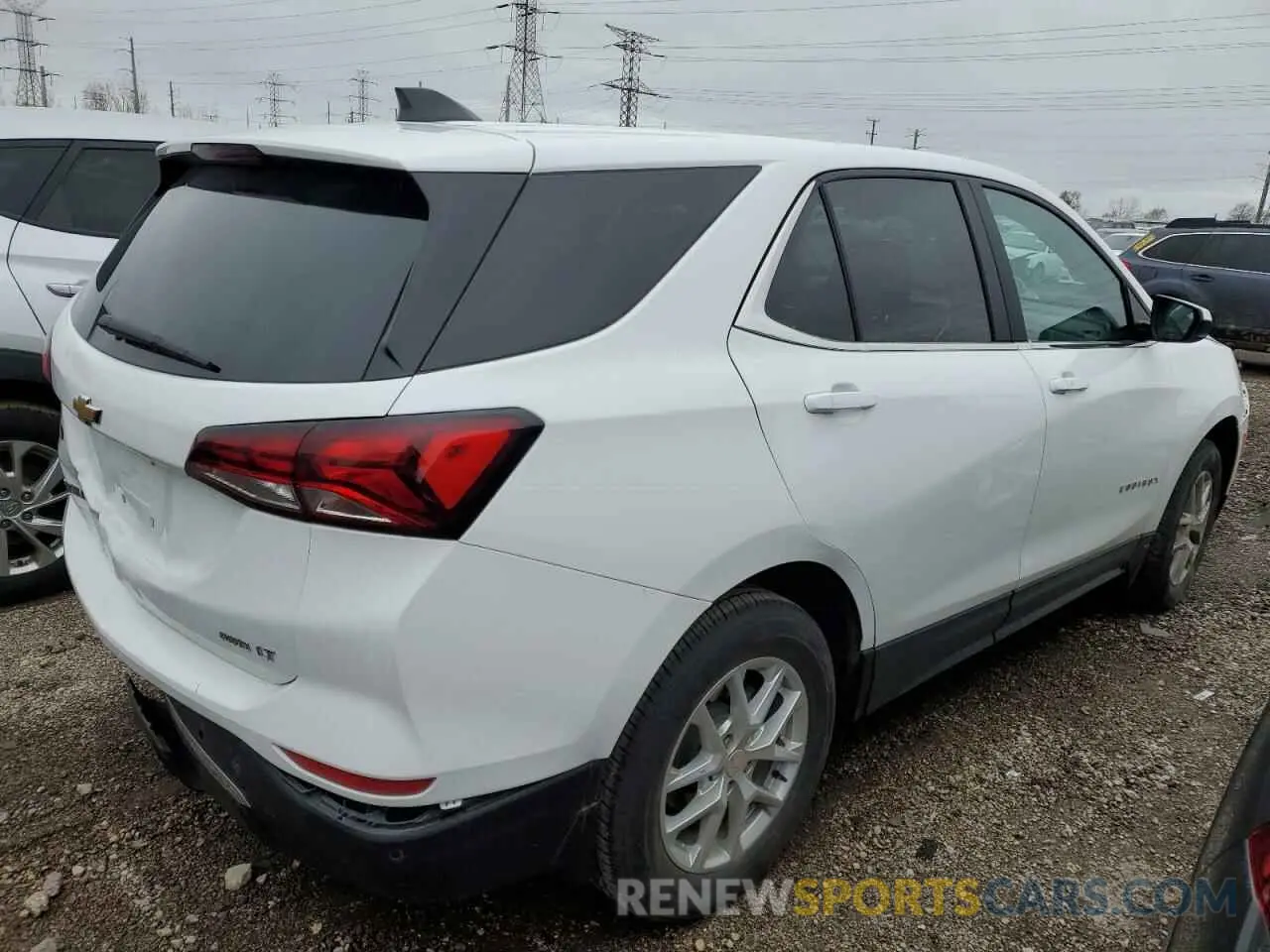 3 fotografías del automóvil dañado 3GNAXTEG8PS166168 CHEVROLET EQUINOX 2023