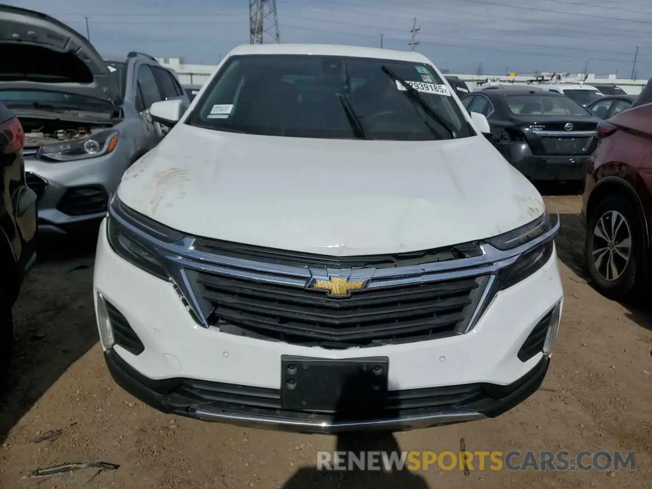 5 fotografías del automóvil dañado 3GNAXTEG8PS166168 CHEVROLET EQUINOX 2023