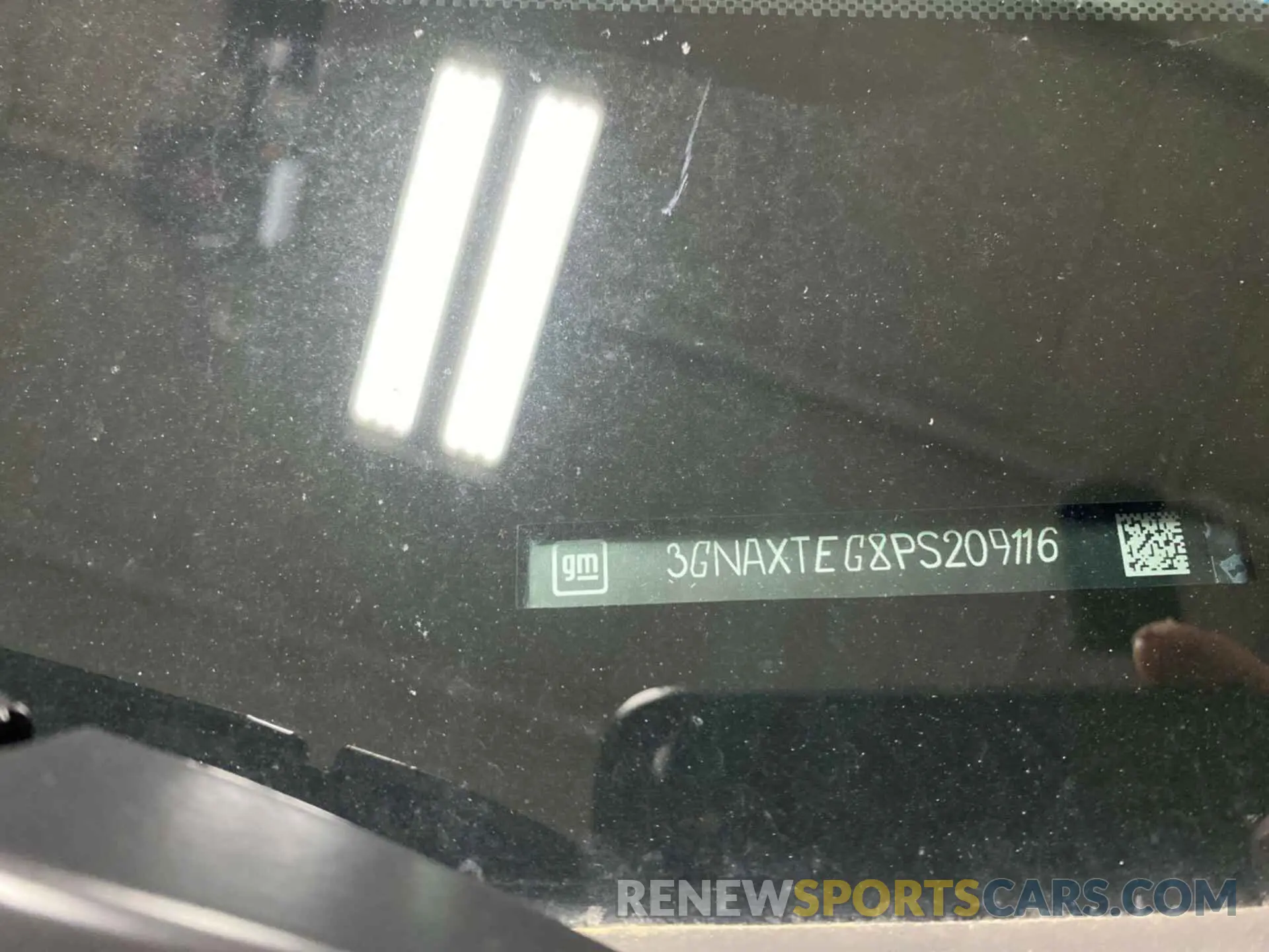 24 fotografías del automóvil dañado 3GNAXTEG8PS209116 CHEVROLET EQUINOX 2023