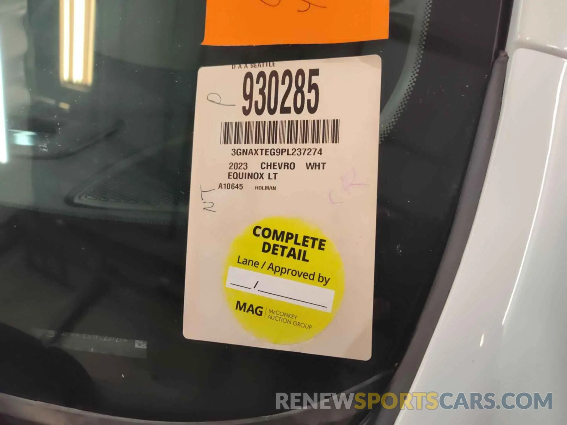 9 fotografías del automóvil dañado 3GNAXTEG9PL237274 CHEVROLET EQUINOX 2023