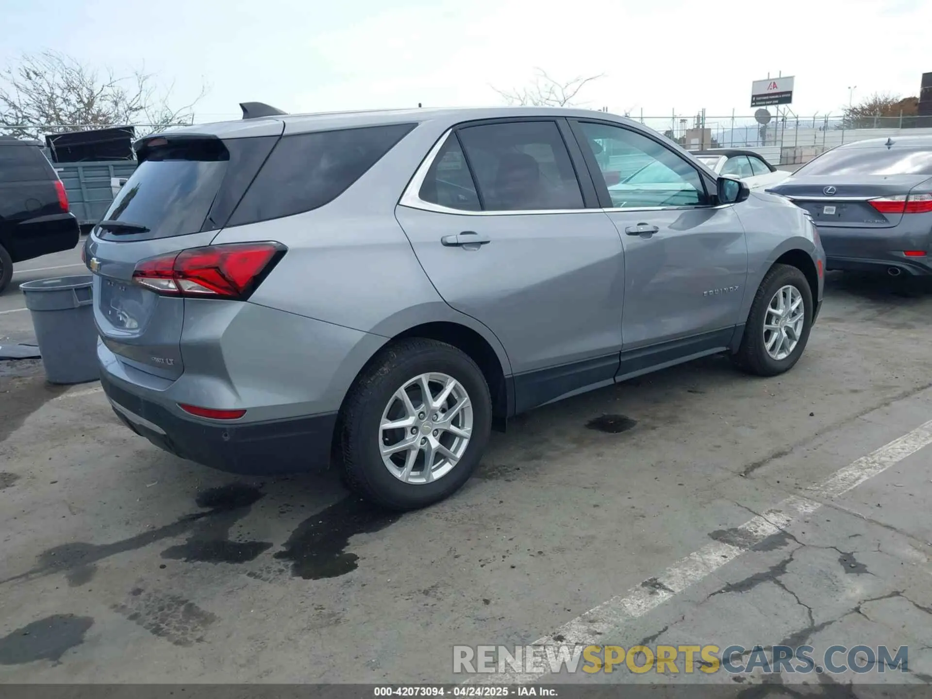 4 fotografías del automóvil dañado 3GNAXTEG9PL269304 CHEVROLET EQUINOX 2023