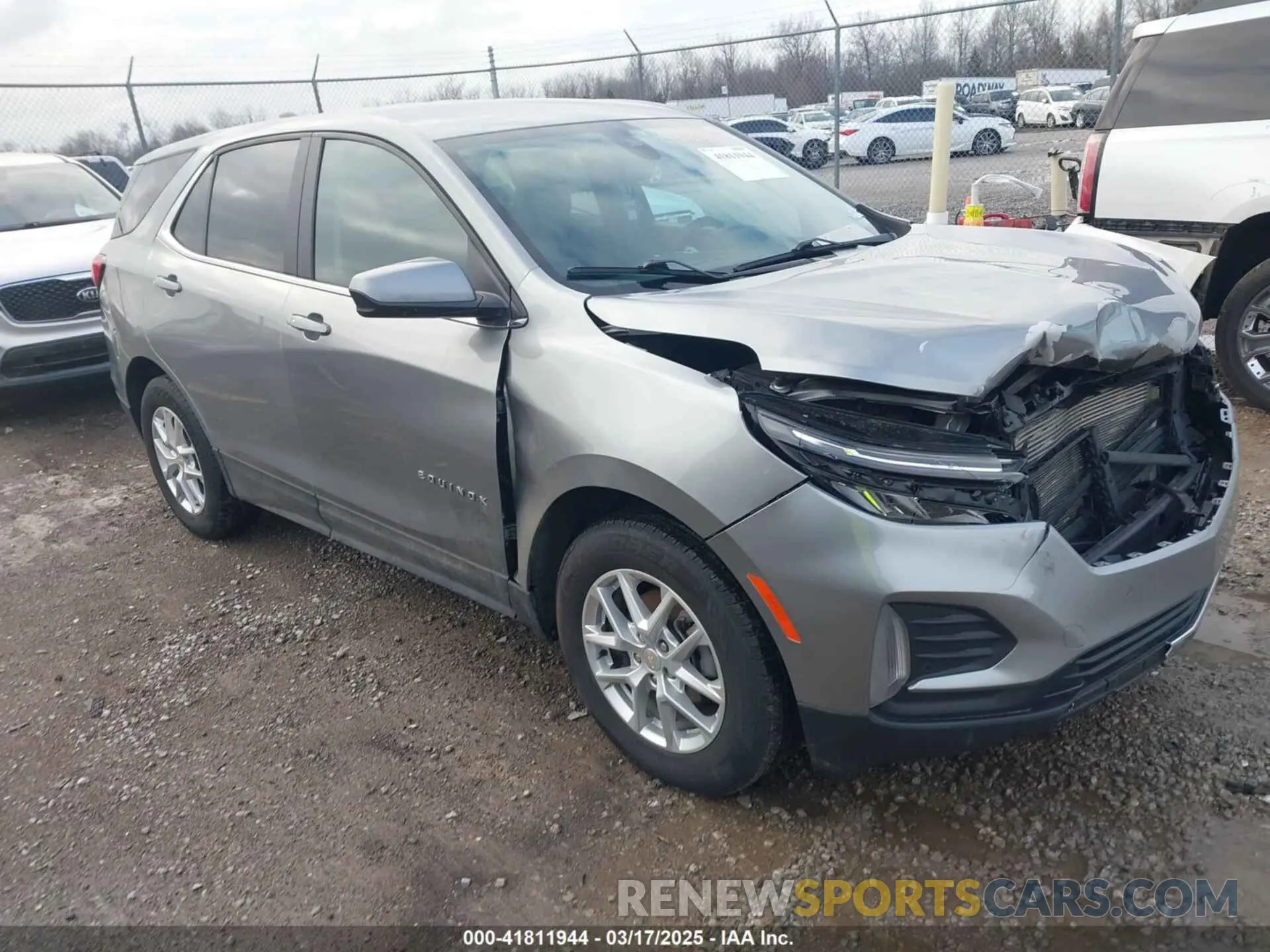 1 fotografías del automóvil dañado 3GNAXTEG9PL270405 CHEVROLET EQUINOX 2023
