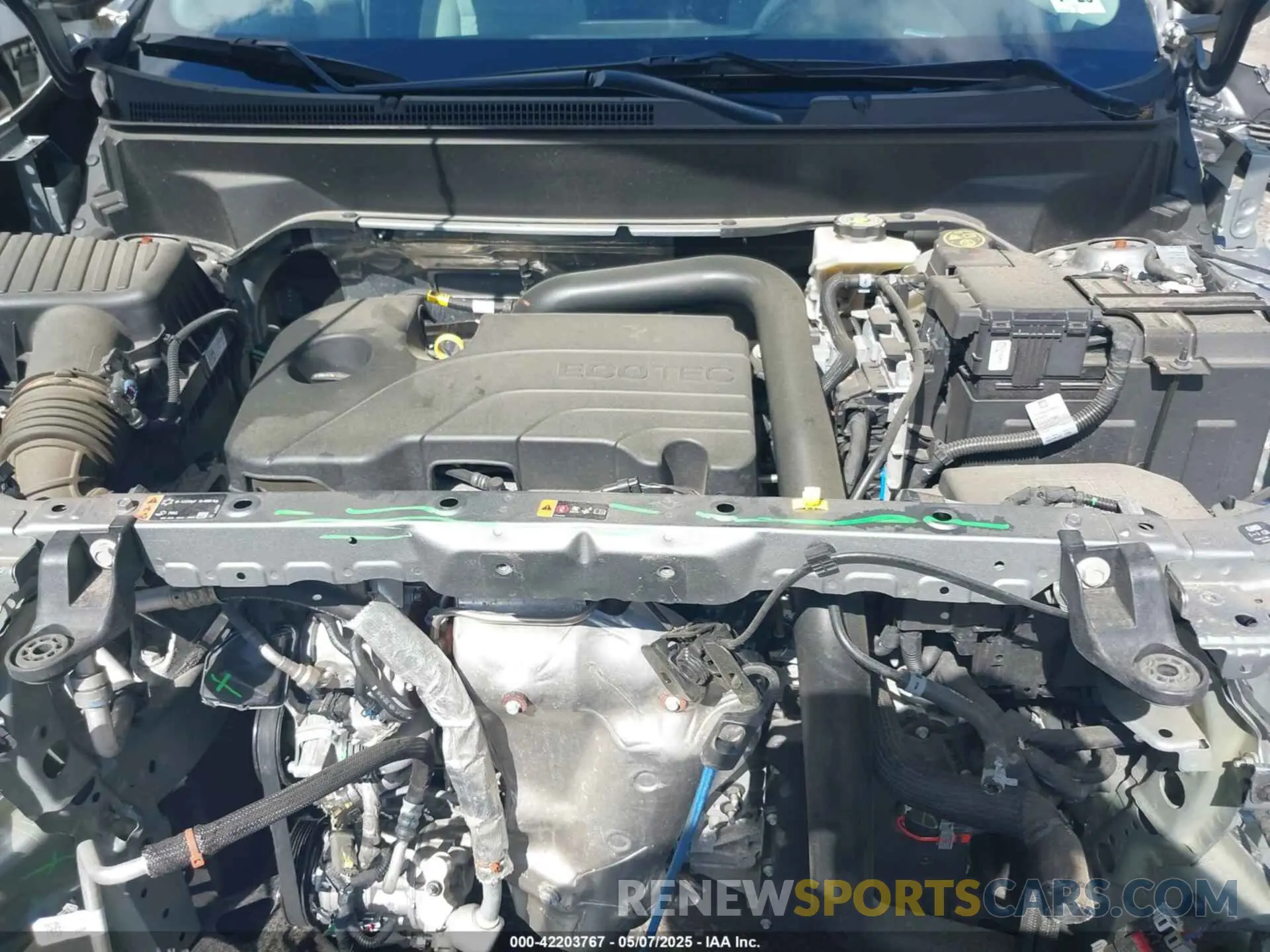 10 fotografías del automóvil dañado 3GNAXTEG9PS198658 CHEVROLET EQUINOX 2023