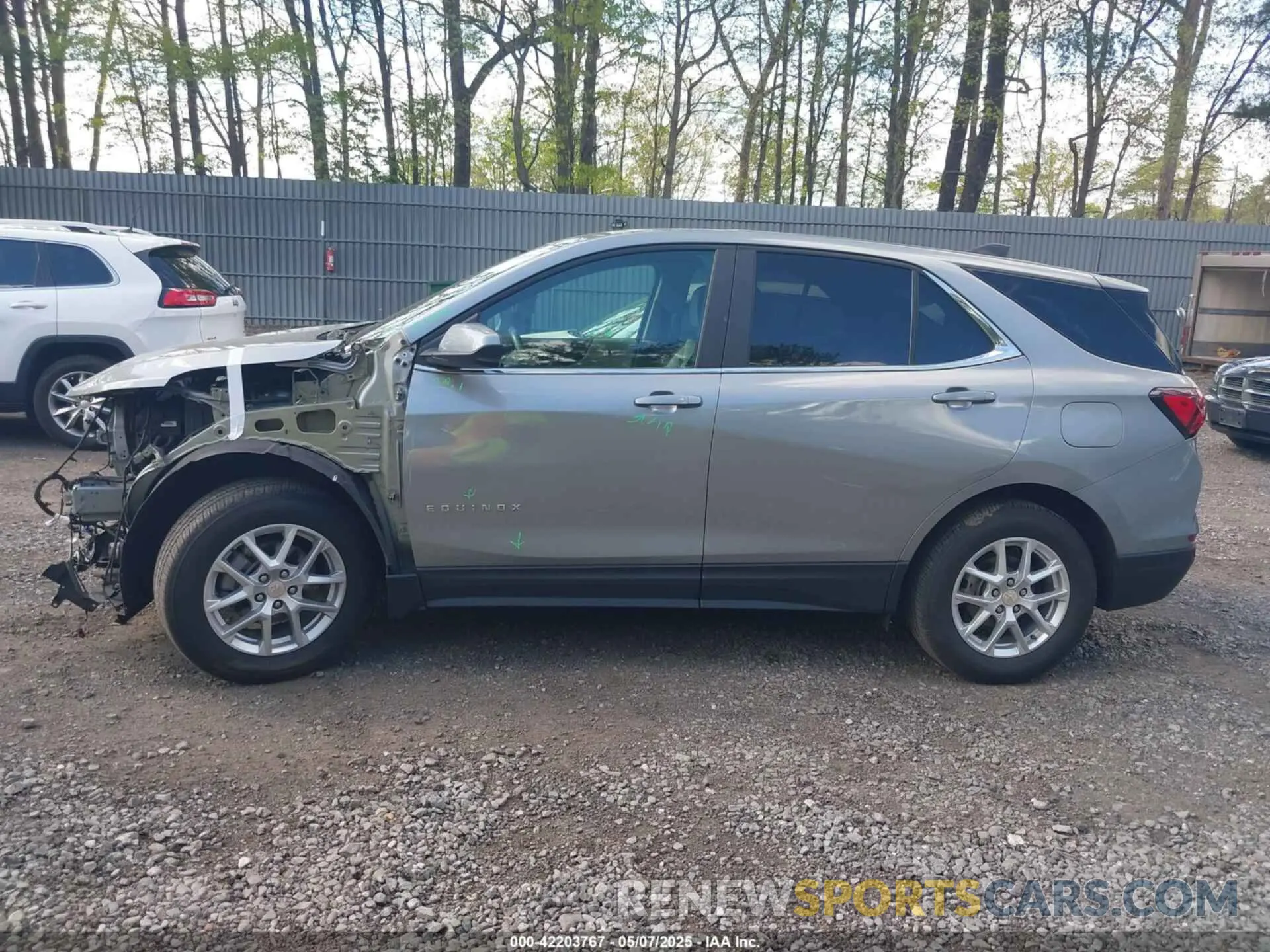 14 fotografías del automóvil dañado 3GNAXTEG9PS198658 CHEVROLET EQUINOX 2023