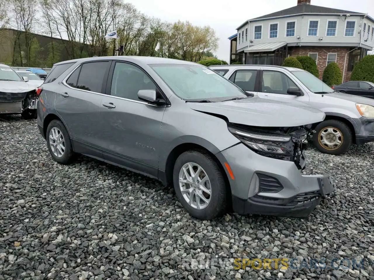 4 fotografías del automóvil dañado 3GNAXTEG9PS209528 CHEVROLET EQUINOX 2023