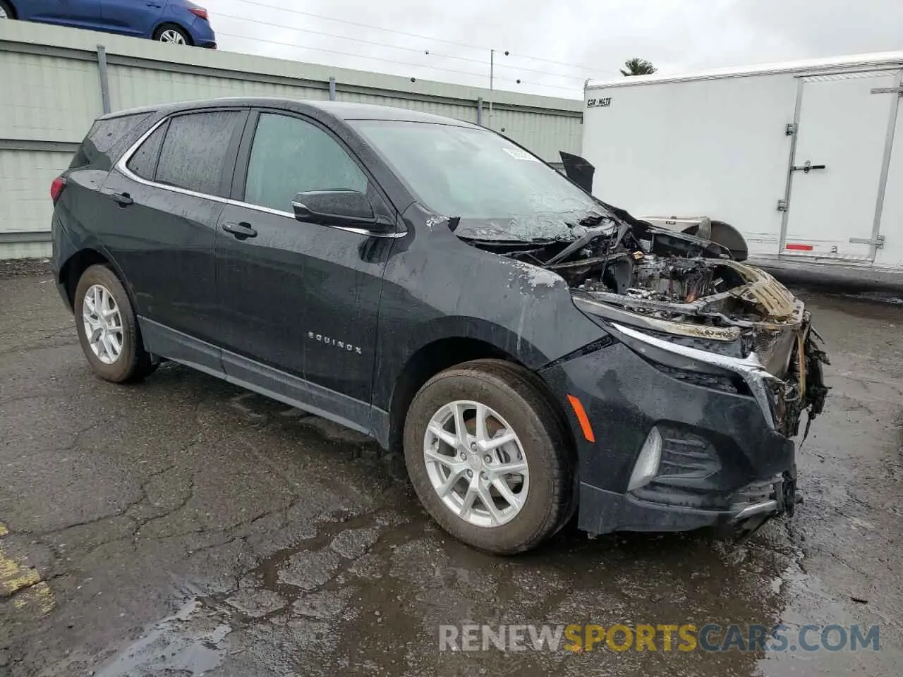 4 fotografías del automóvil dañado 3GNAXUEG1PL214593 CHEVROLET EQUINOX 2023