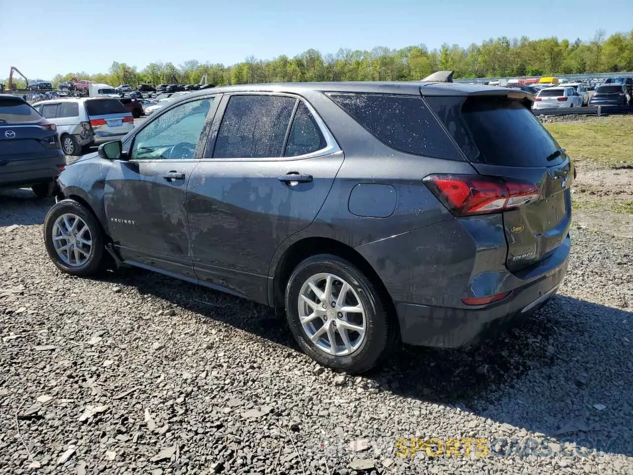 2 fotografías del automóvil dañado 3GNAXUEG1PS120395 CHEVROLET EQUINOX 2023