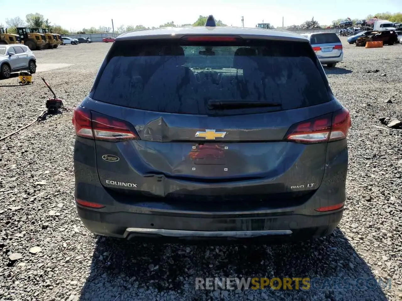 6 fotografías del automóvil dañado 3GNAXUEG1PS120395 CHEVROLET EQUINOX 2023
