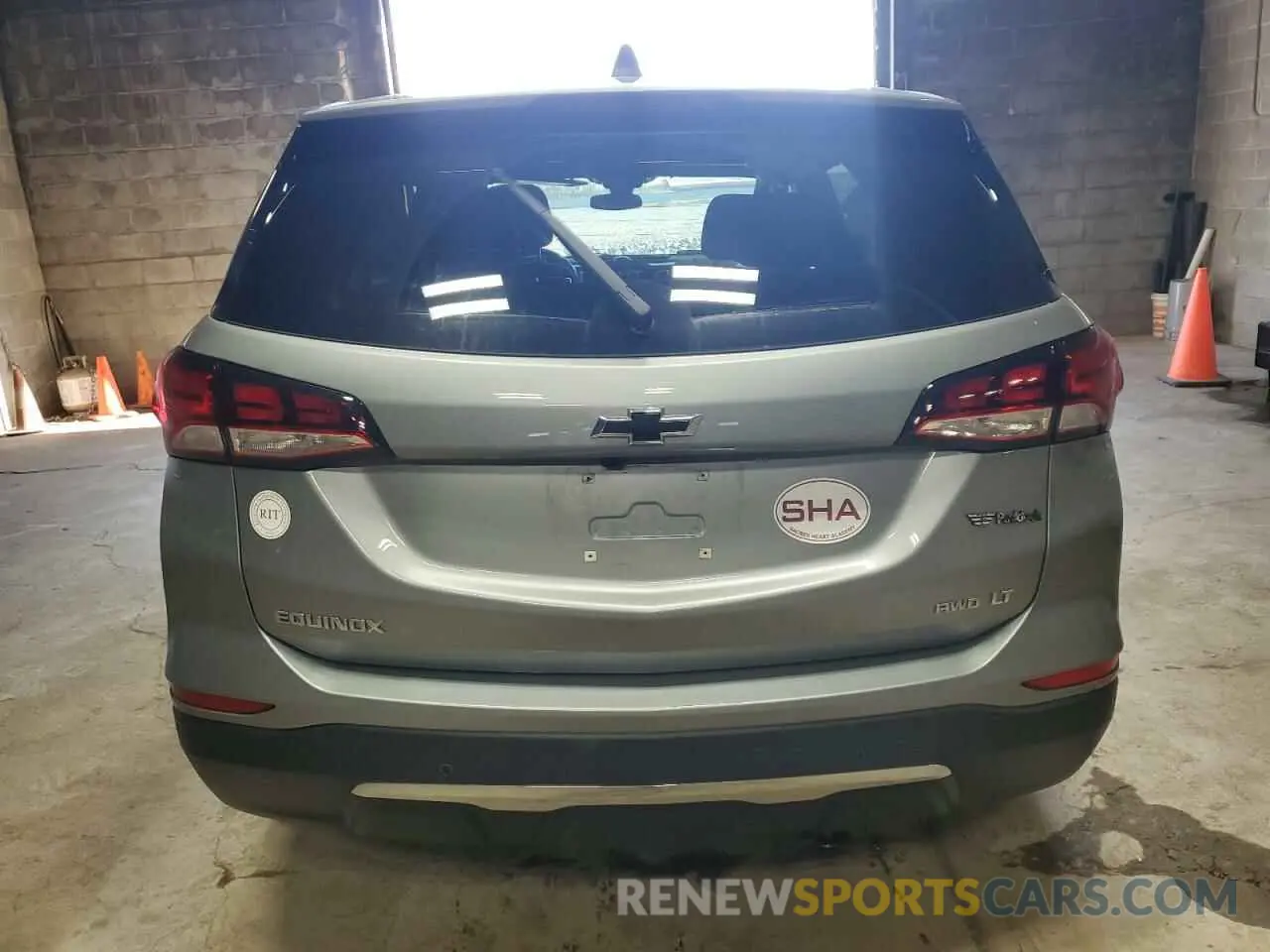 6 fotografías del automóvil dañado 3GNAXUEG1PS143174 CHEVROLET EQUINOX 2023