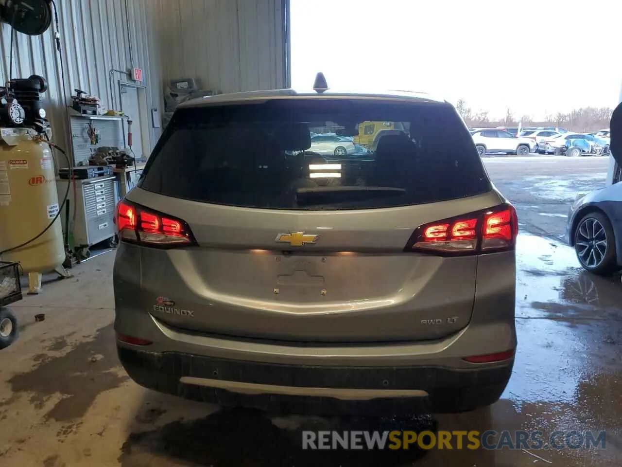 6 fotografías del automóvil dañado 3GNAXUEG2PS200949 CHEVROLET EQUINOX 2023