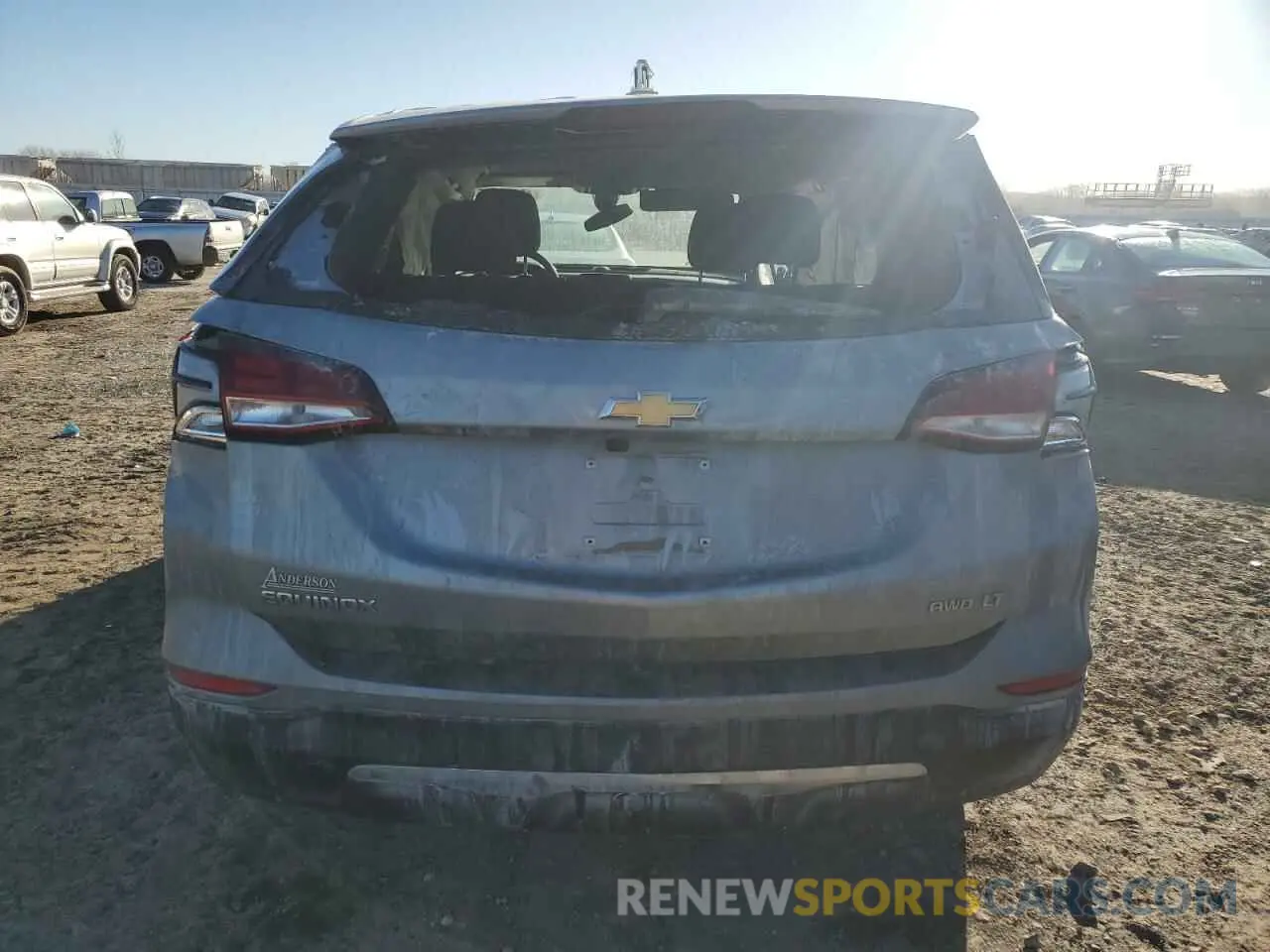 6 fotografías del automóvil dañado 3GNAXUEG2PS214253 CHEVROLET EQUINOX 2023