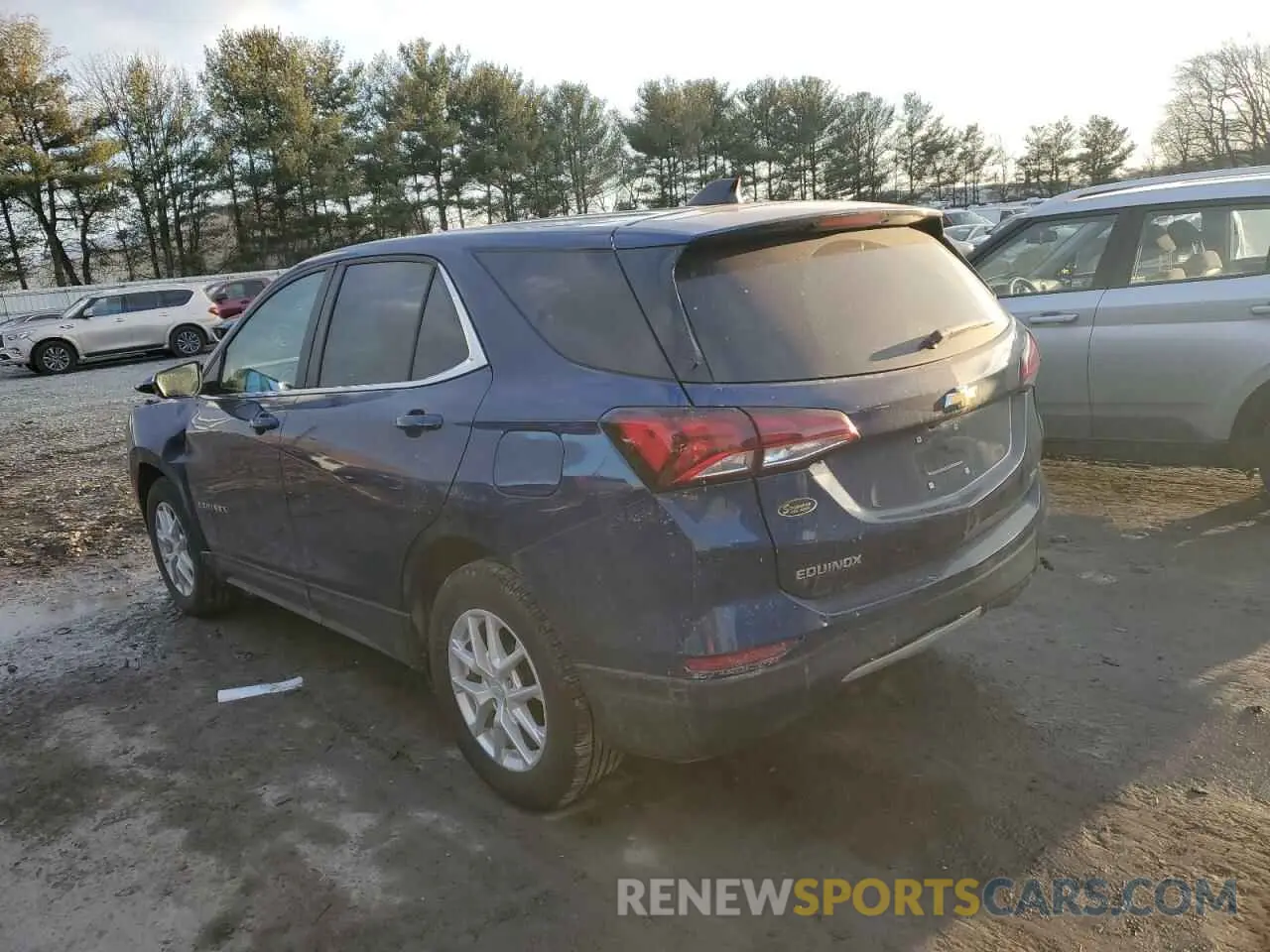 2 fotografías del automóvil dañado 3GNAXUEG4PL115024 CHEVROLET EQUINOX 2023