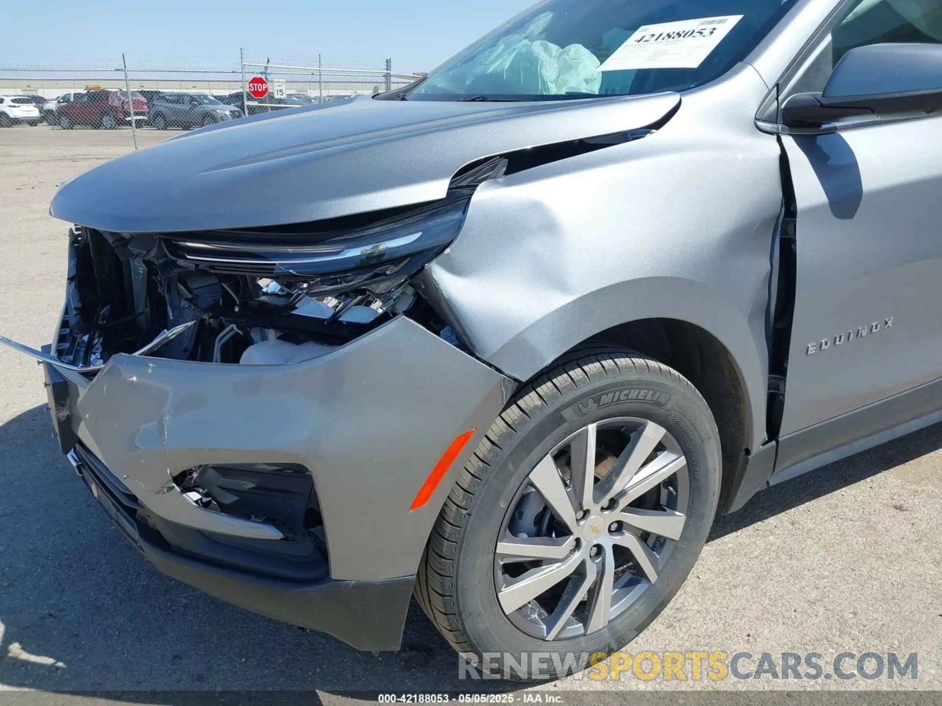 17 fotografías del automóvil dañado 3GNAXUEG4PL161551 CHEVROLET EQUINOX 2023