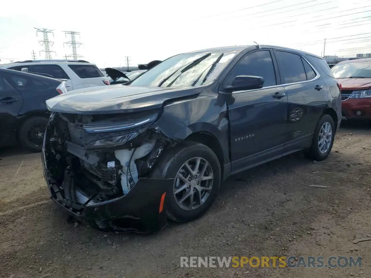 1 fotografías del automóvil dañado 3GNAXUEG5PL127893 CHEVROLET EQUINOX 2023