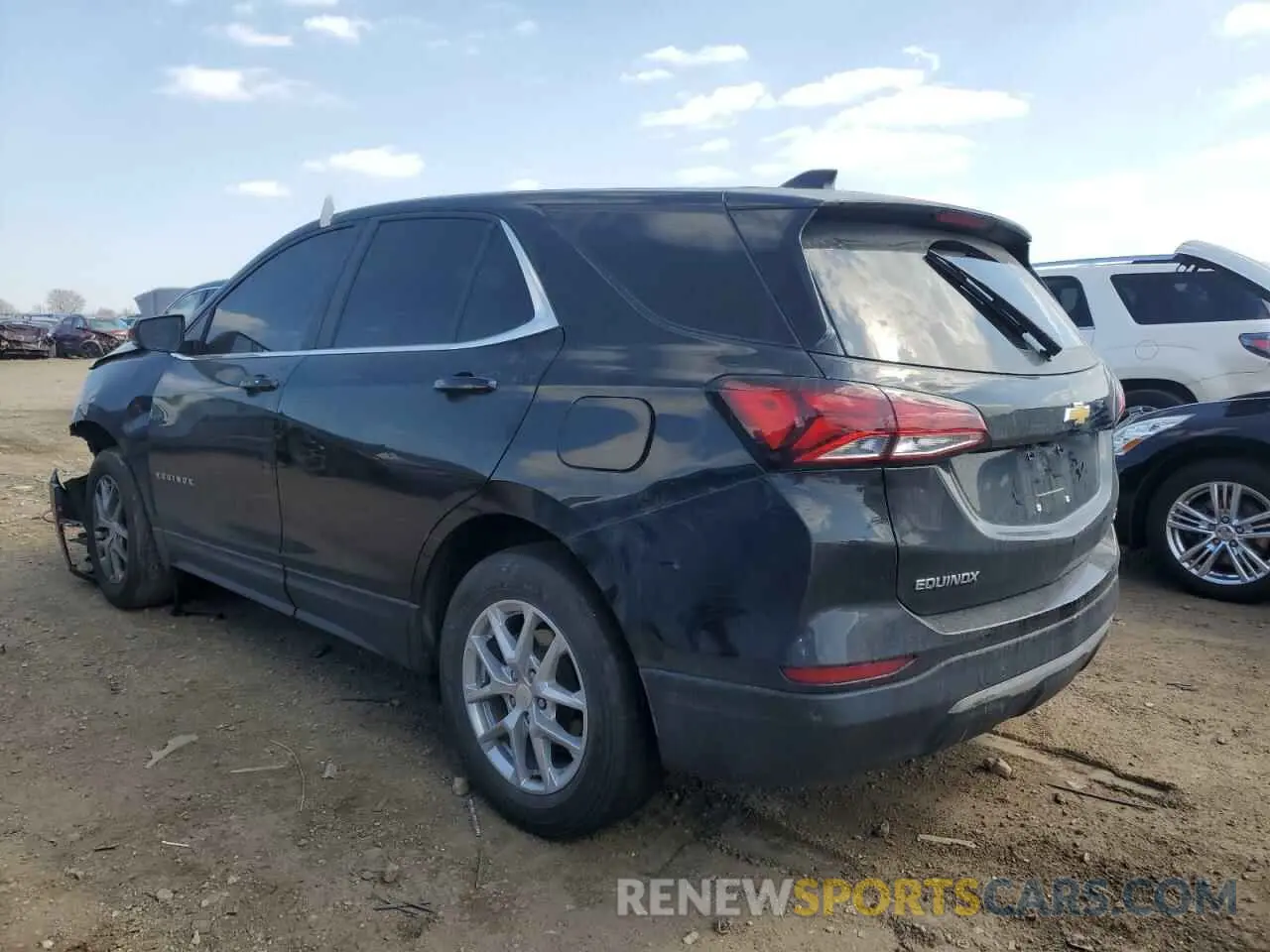 2 fotografías del automóvil dañado 3GNAXUEG5PL127893 CHEVROLET EQUINOX 2023