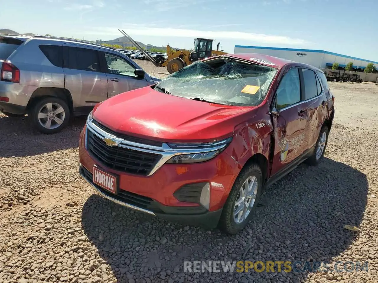 1 fotografías del automóvil dañado 3GNAXUEG6PL133119 CHEVROLET EQUINOX 2023
