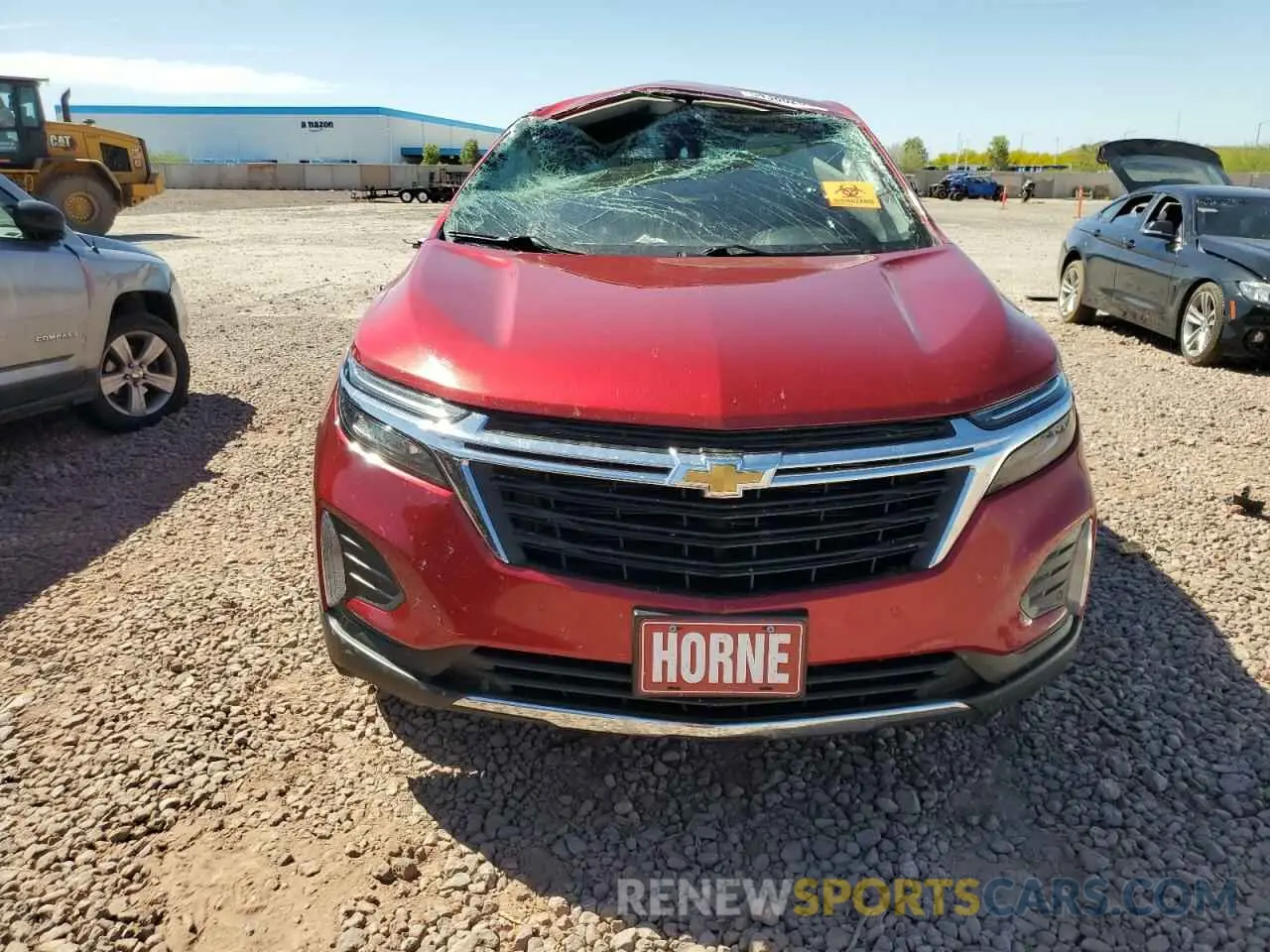 5 fotografías del automóvil dañado 3GNAXUEG6PL133119 CHEVROLET EQUINOX 2023