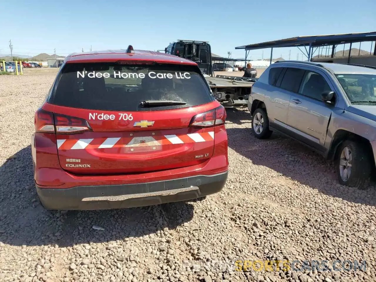 6 fotografías del automóvil dañado 3GNAXUEG6PL133119 CHEVROLET EQUINOX 2023