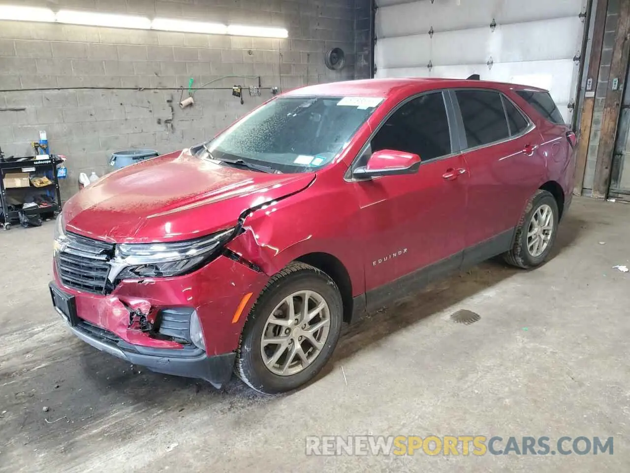 1 fotografías del automóvil dañado 3GNAXUEG6PS129304 CHEVROLET EQUINOX 2023