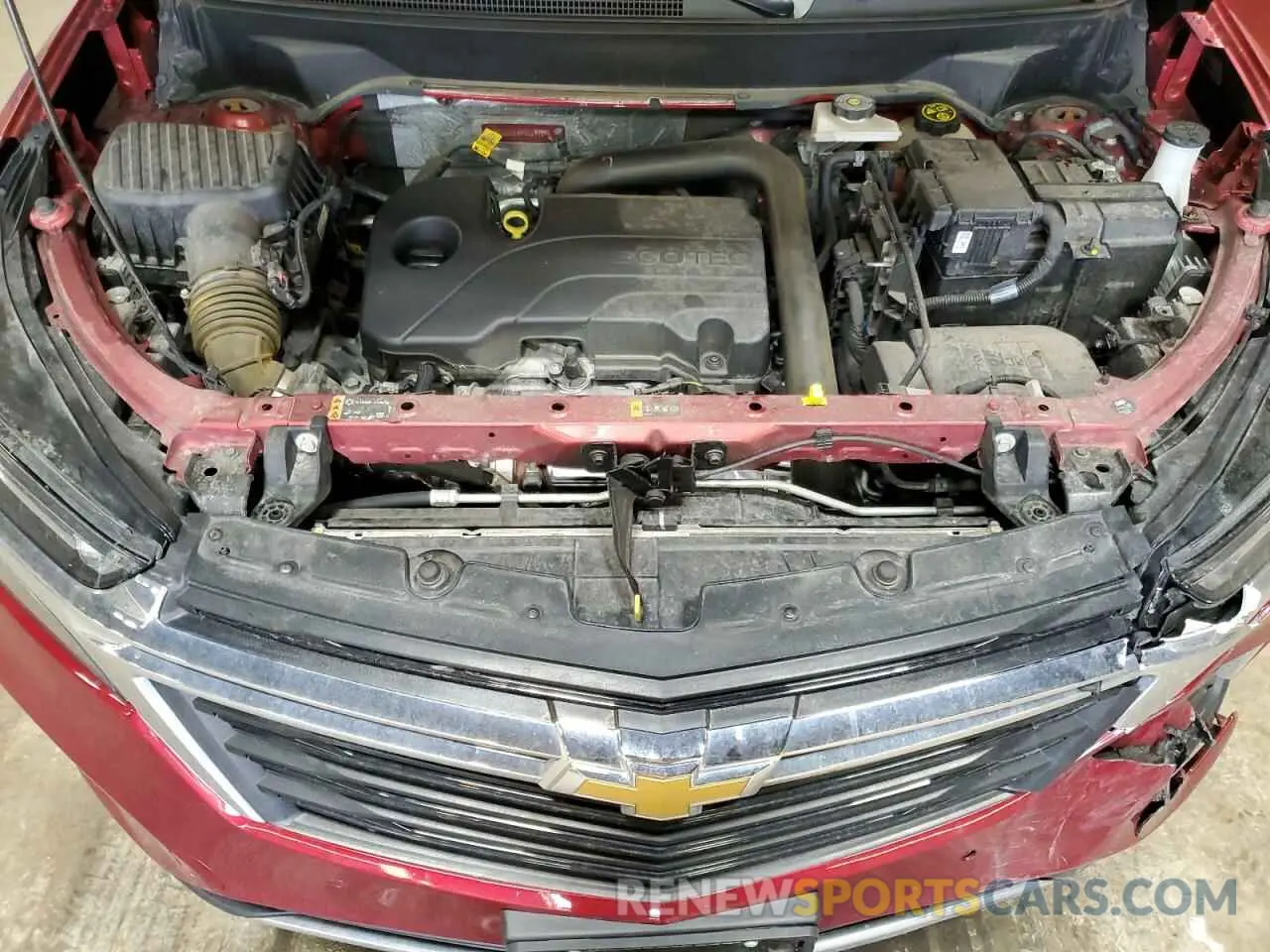 12 fotografías del automóvil dañado 3GNAXUEG6PS129304 CHEVROLET EQUINOX 2023