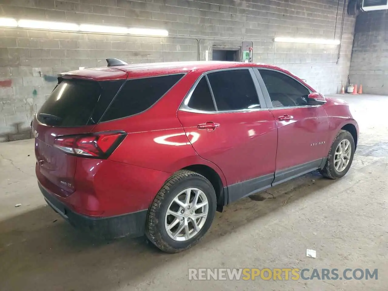 3 fotografías del automóvil dañado 3GNAXUEG6PS129304 CHEVROLET EQUINOX 2023