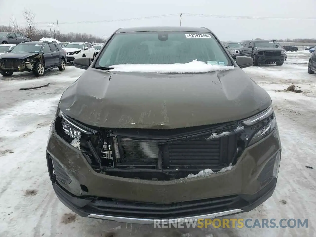 5 fotografías del automóvil dañado 3GNAXUEG7PL174973 CHEVROLET EQUINOX 2023