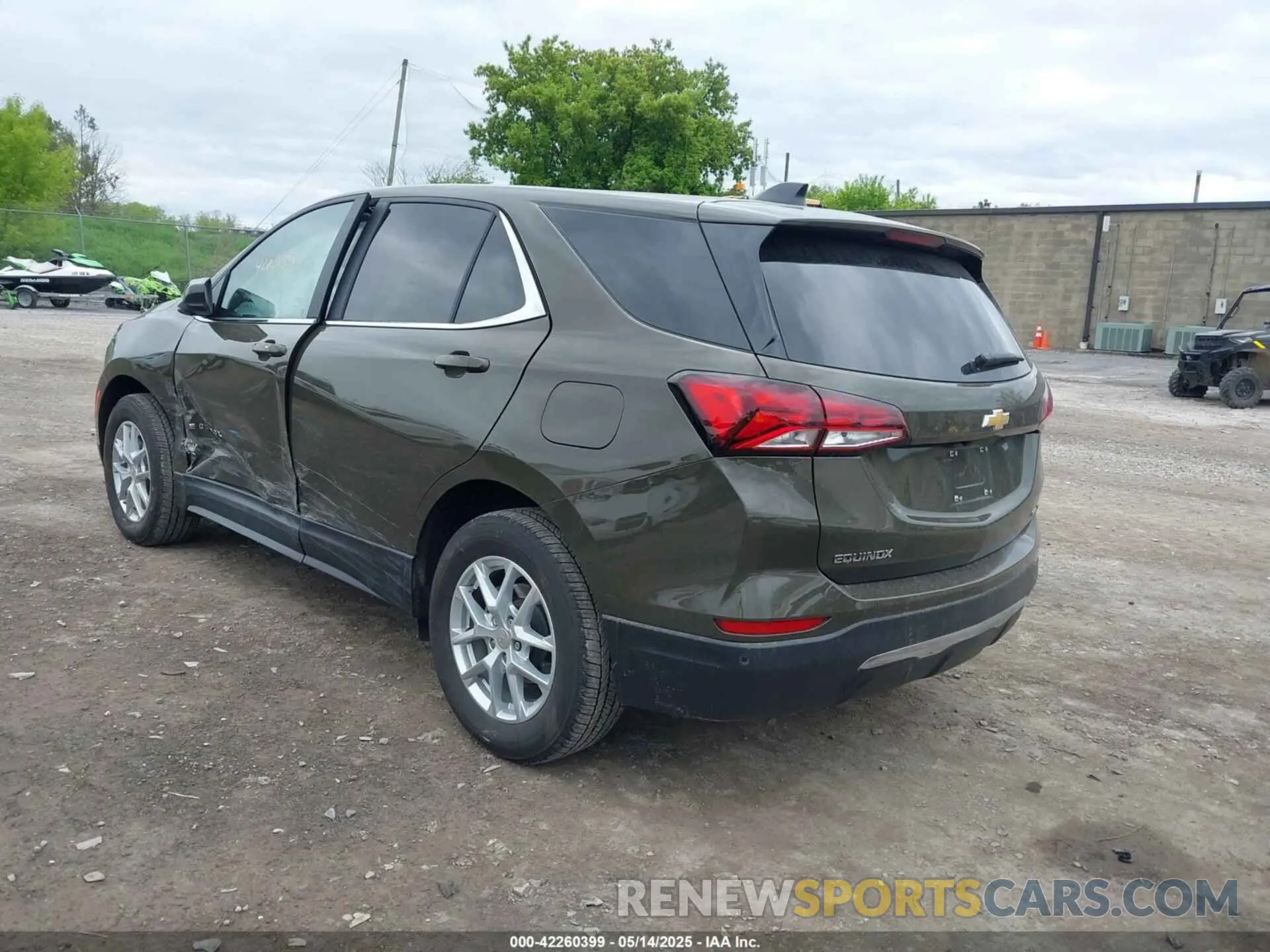 3 fotografías del automóvil dañado 3GNAXUEG7PL175315 CHEVROLET EQUINOX 2023