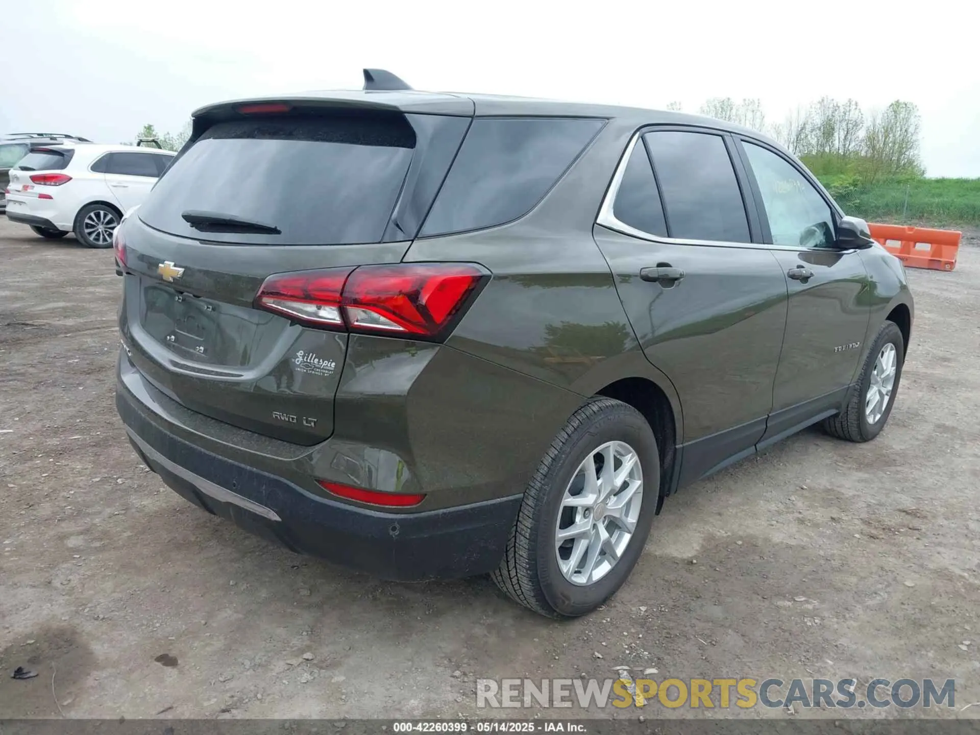 4 fotografías del automóvil dañado 3GNAXUEG7PL175315 CHEVROLET EQUINOX 2023