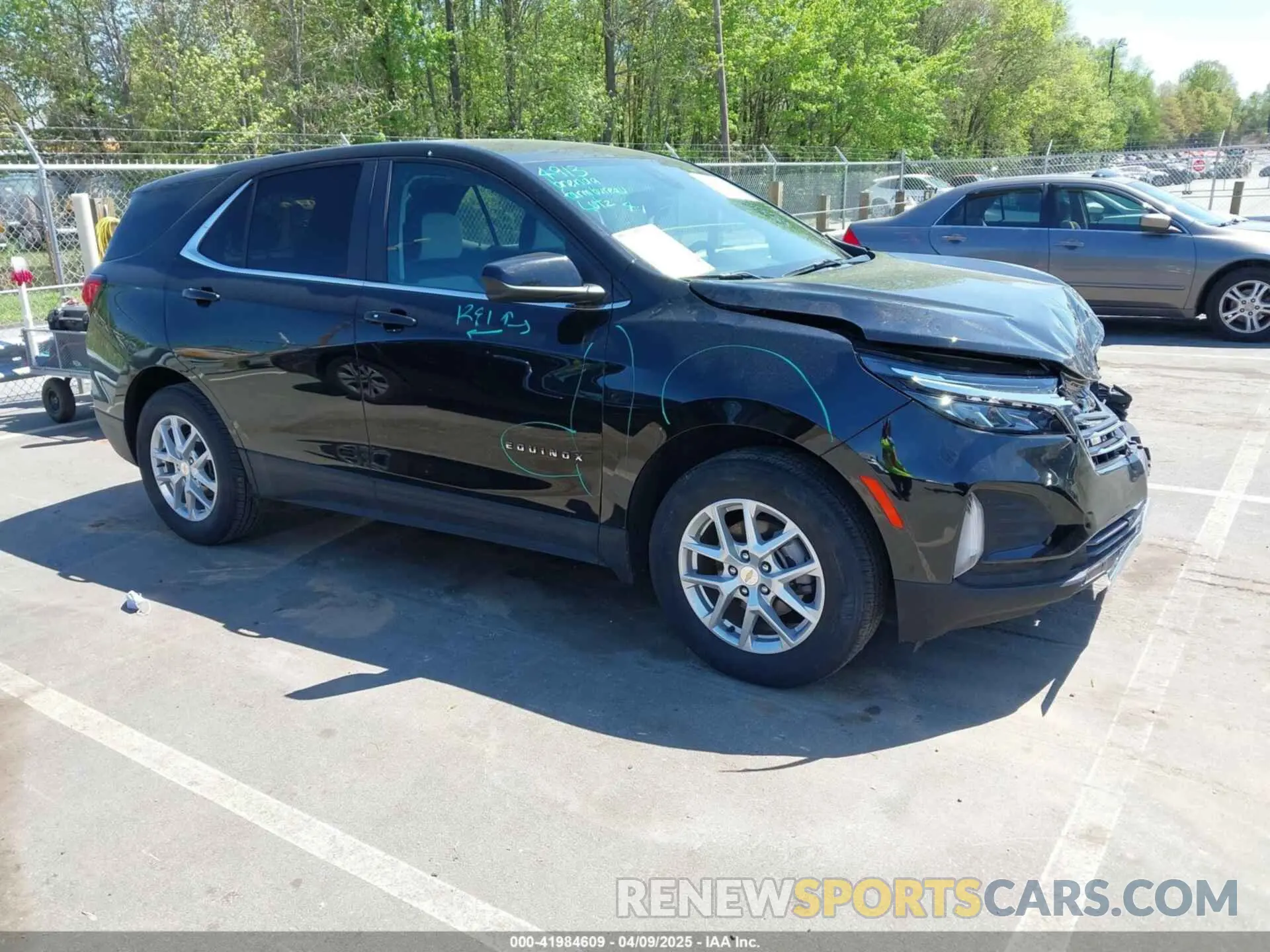 1 fotografías del automóvil dañado 3GNAXUEG7PL213044 CHEVROLET EQUINOX 2023
