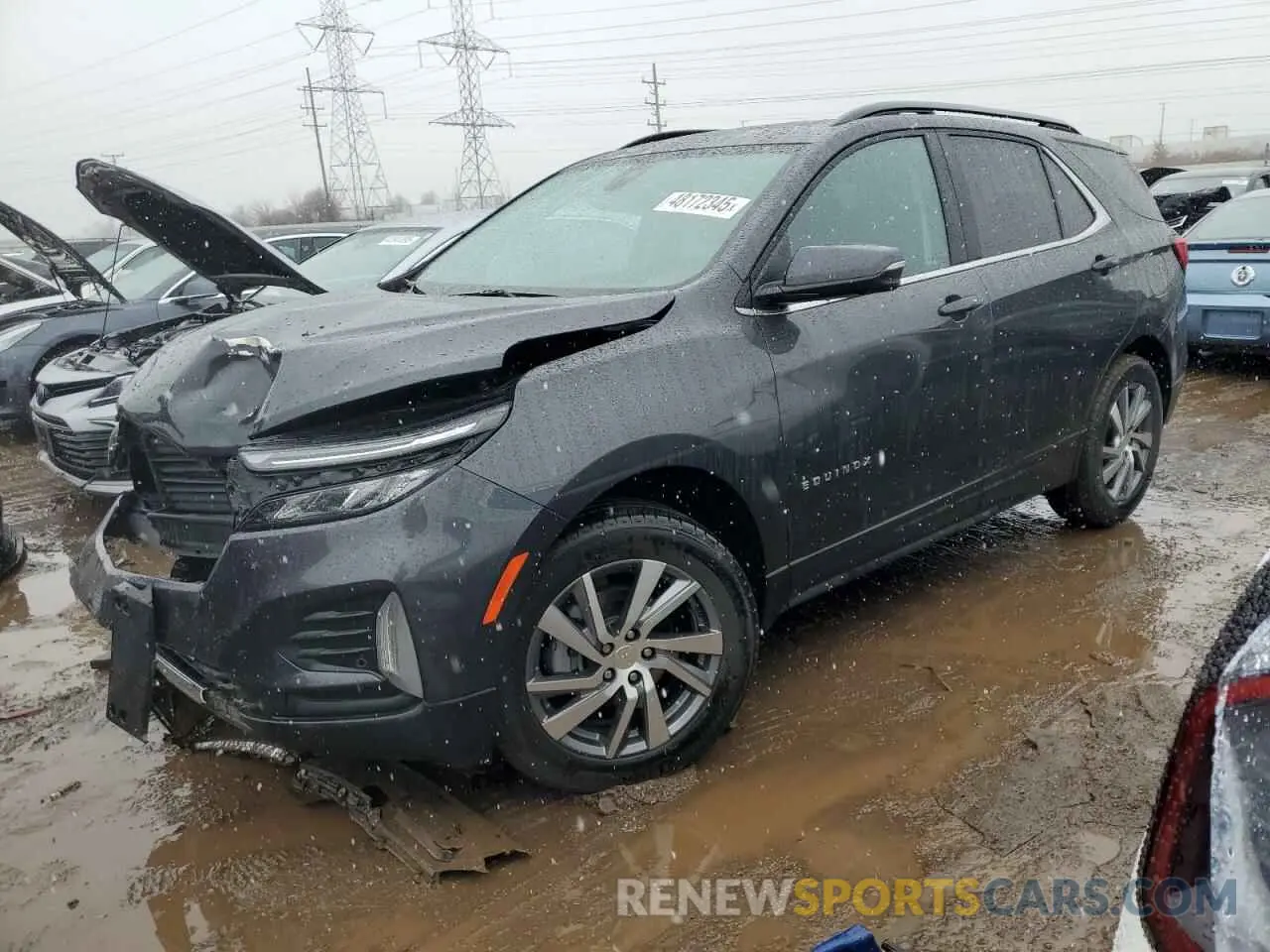 1 fotografías del automóvil dañado 3GNAXUEG7PS116500 CHEVROLET EQUINOX 2023