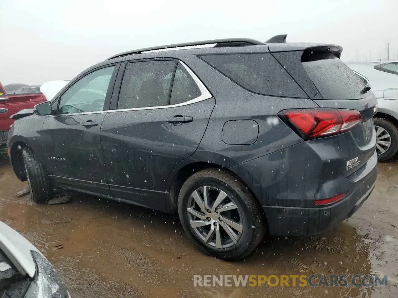 2 fotografías del automóvil dañado 3GNAXUEG7PS116500 CHEVROLET EQUINOX 2023