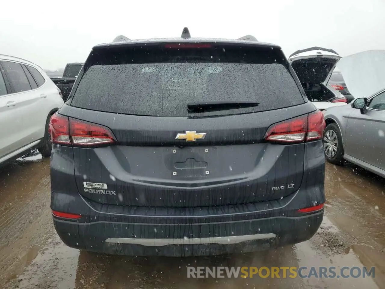 6 fotografías del automóvil dañado 3GNAXUEG7PS116500 CHEVROLET EQUINOX 2023