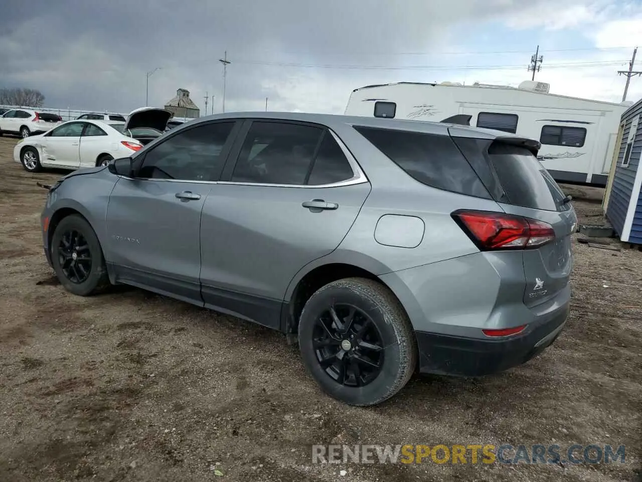 2 fotografías del automóvil dañado 3GNAXUEG7PS170976 CHEVROLET EQUINOX 2023