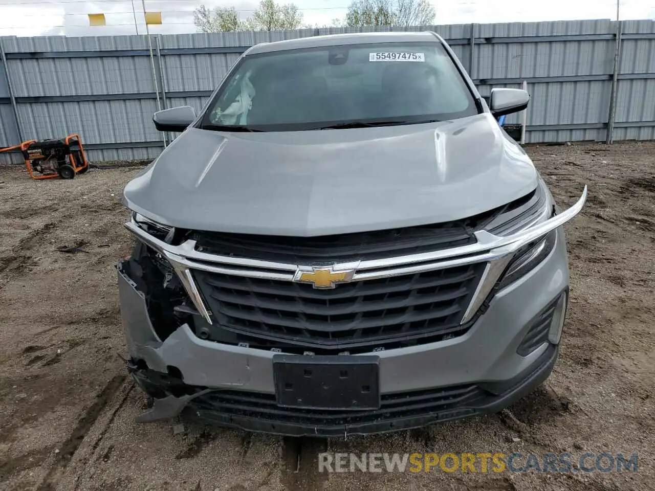 5 fotografías del automóvil dañado 3GNAXUEG7PS170976 CHEVROLET EQUINOX 2023